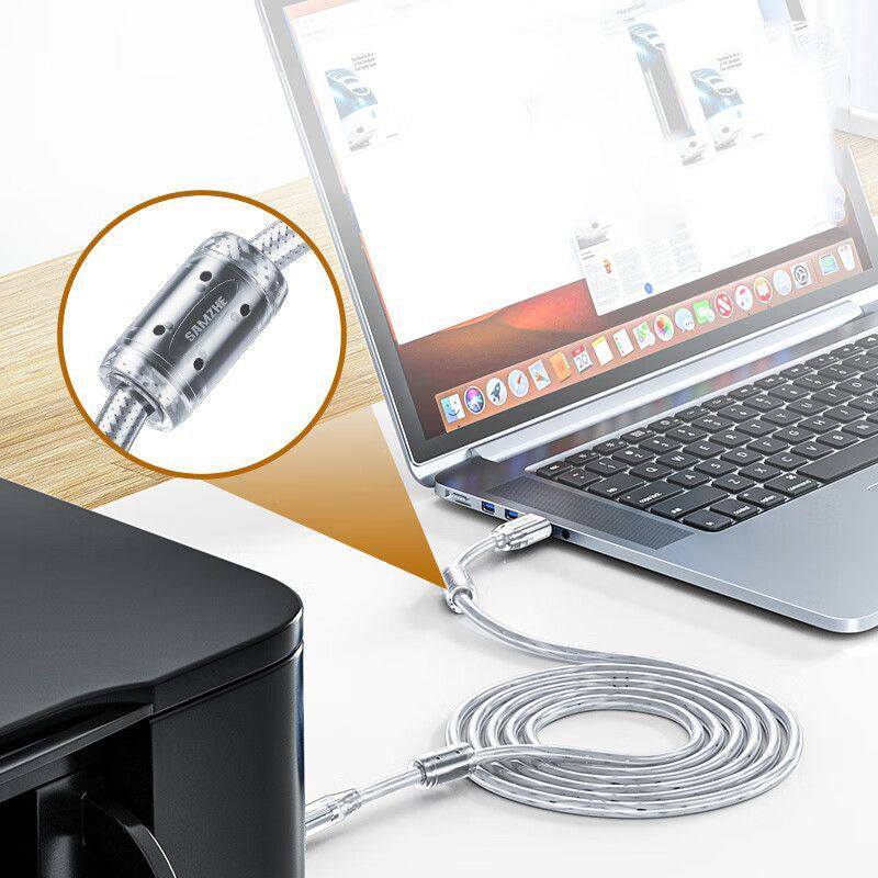 "Cyber" Universal Computer Printer Extension USB-C Cable