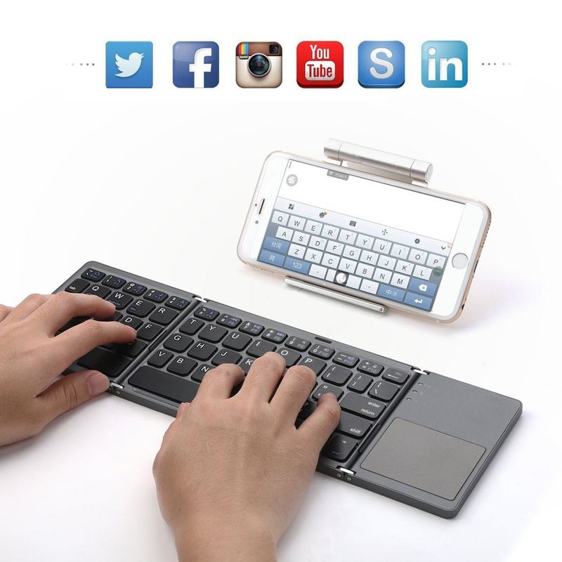 "Explorer" Foldable Bluetooth Keyboard