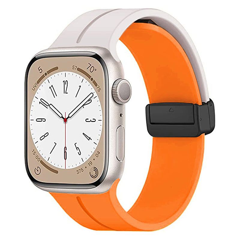 "Foldable iWatch Strap" Magnetic Silicone Loop For Apple Watch