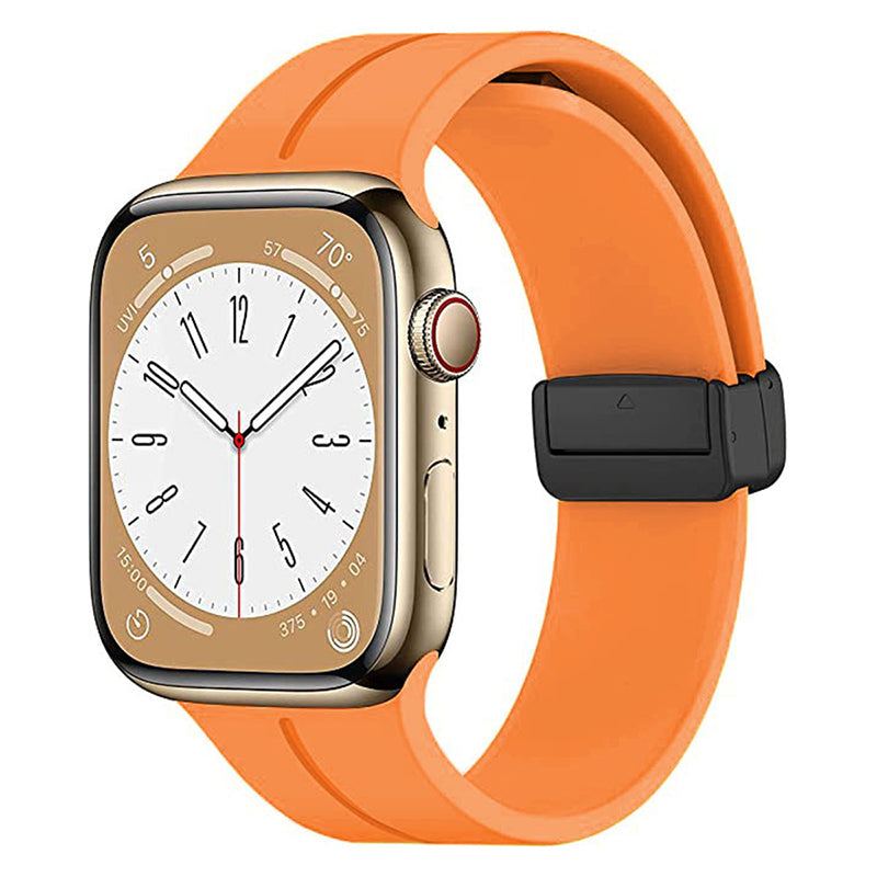 "Foldable iWatch Strap" Magnetic Silicone Loop For Apple Watch