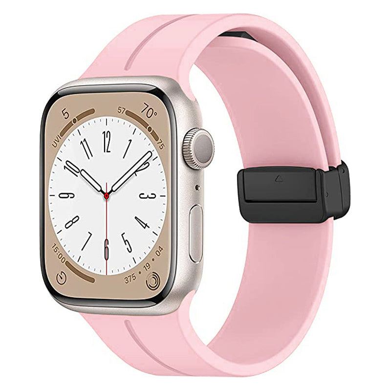 "Foldable iWatch Strap" Magnetic Silicone Loop For Apple Watch