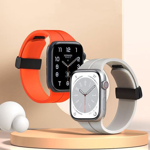 "Foldable iWatch Strap" Magnetic Silicone Loop For Apple Watch