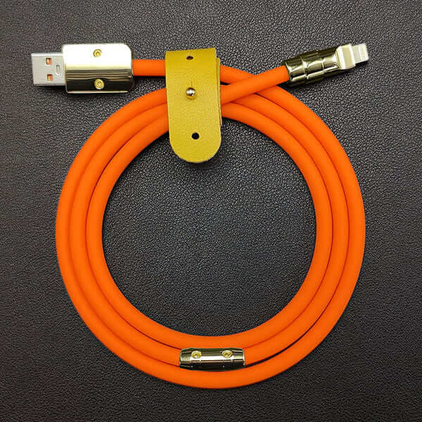 "Golden Chubby" Custom Gilded Fast Charge Cable