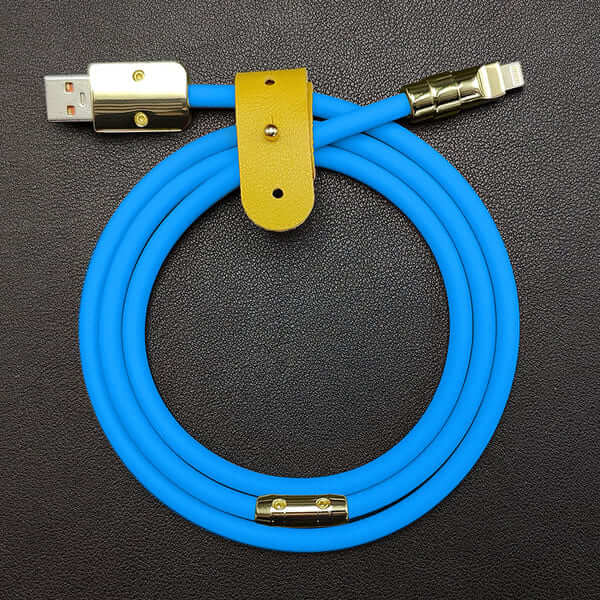 "Golden Chubby" Custom Gilded Fast Charge Cable