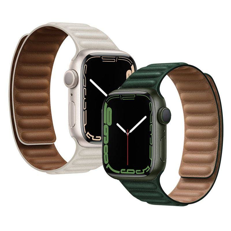 "Magnetic iWatch Band" Leather Loop For Apple Watch