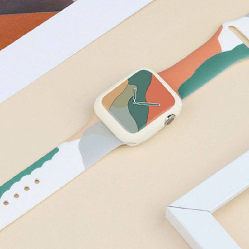 "Morandi iWatch Strap" Breathable Silicone Loop