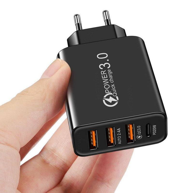 Multi-USB Port Travel Charger