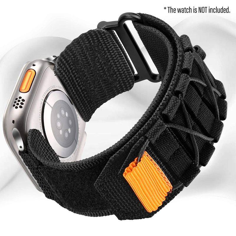 "Outdoor iWatch Strap" Mountaineering Nylon Canvas Loop For Apple Watch