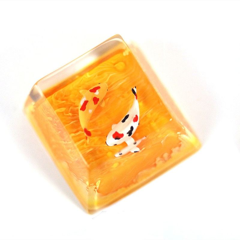 "See Through Me" Handmade Customized Resin Keycap