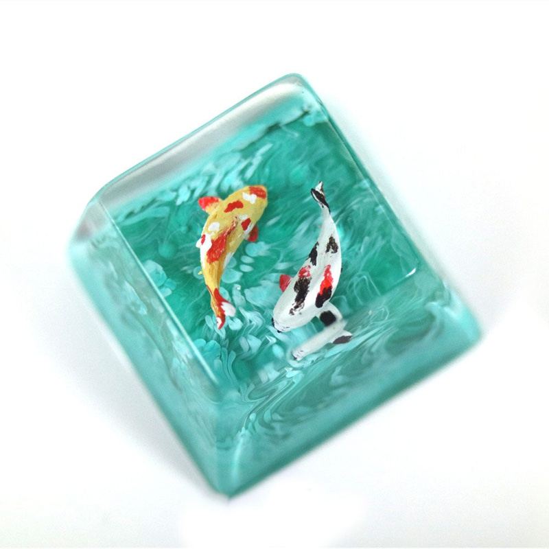 "See Through Me" Handmade Customized Resin Keycap