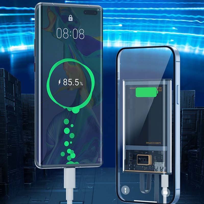 "See Through Me" Super Fast Charging Power Bank