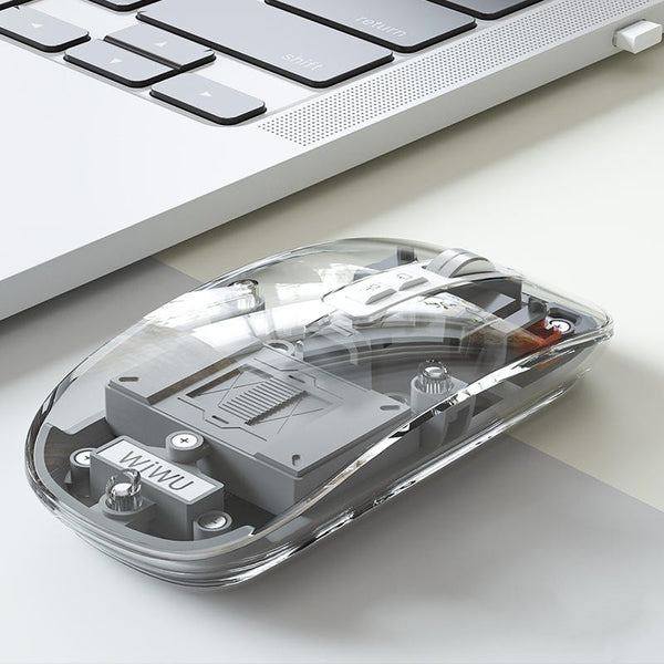 "See Through Me" Wireless Silent Bluetooth Mouse