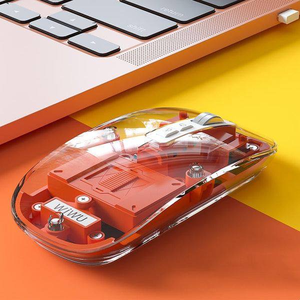 "See Through Me" Wireless Silent Bluetooth Mouse