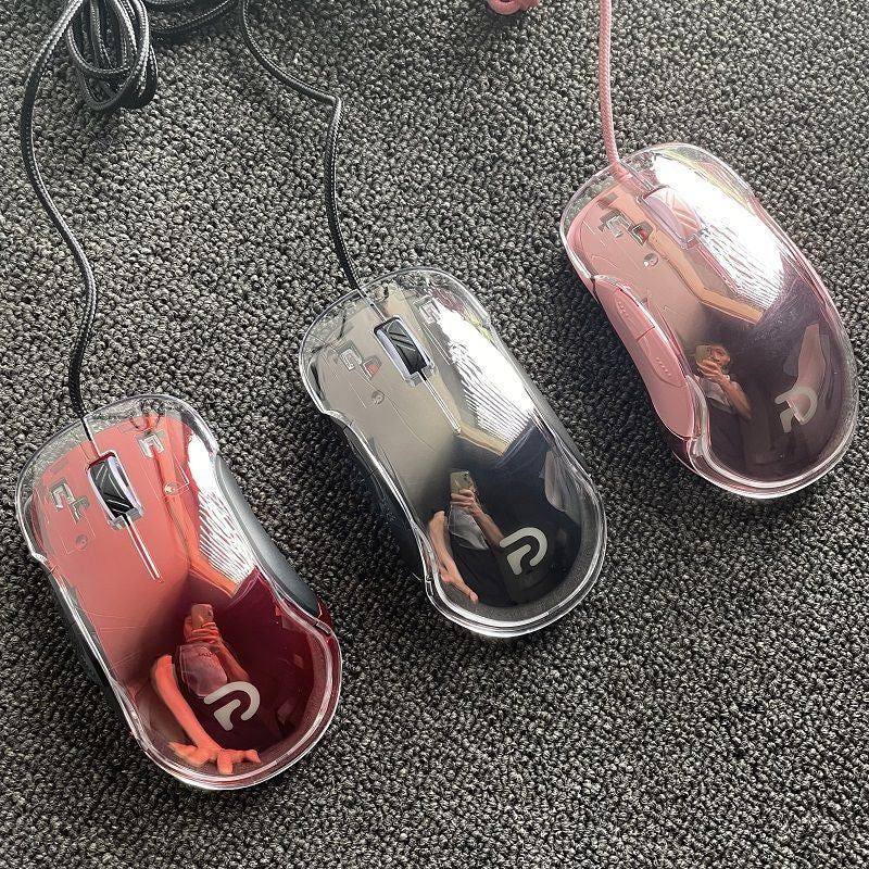 "Vibe" RGB Transparent Gaming Mouse