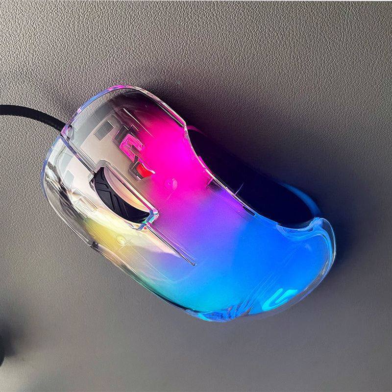 "Vibe" RGB Transparent Gaming Mouse