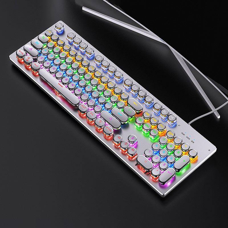 "Vibe" Retro Punk Wired Gaming Keyboard