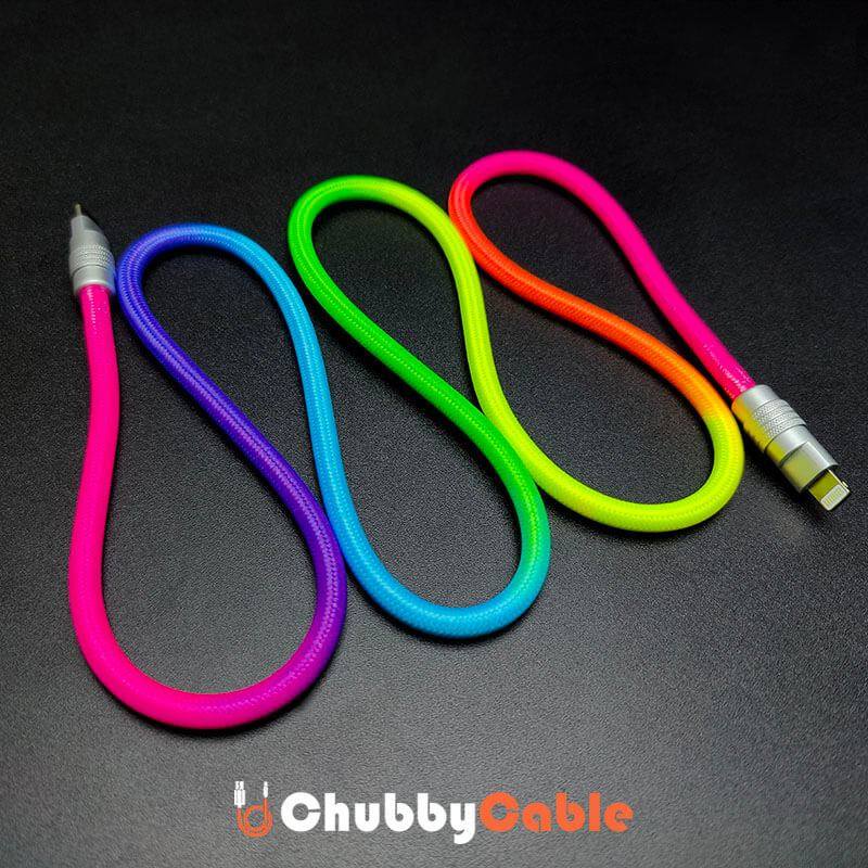 "Rainbow Chubby" Colorful Chubby Cable