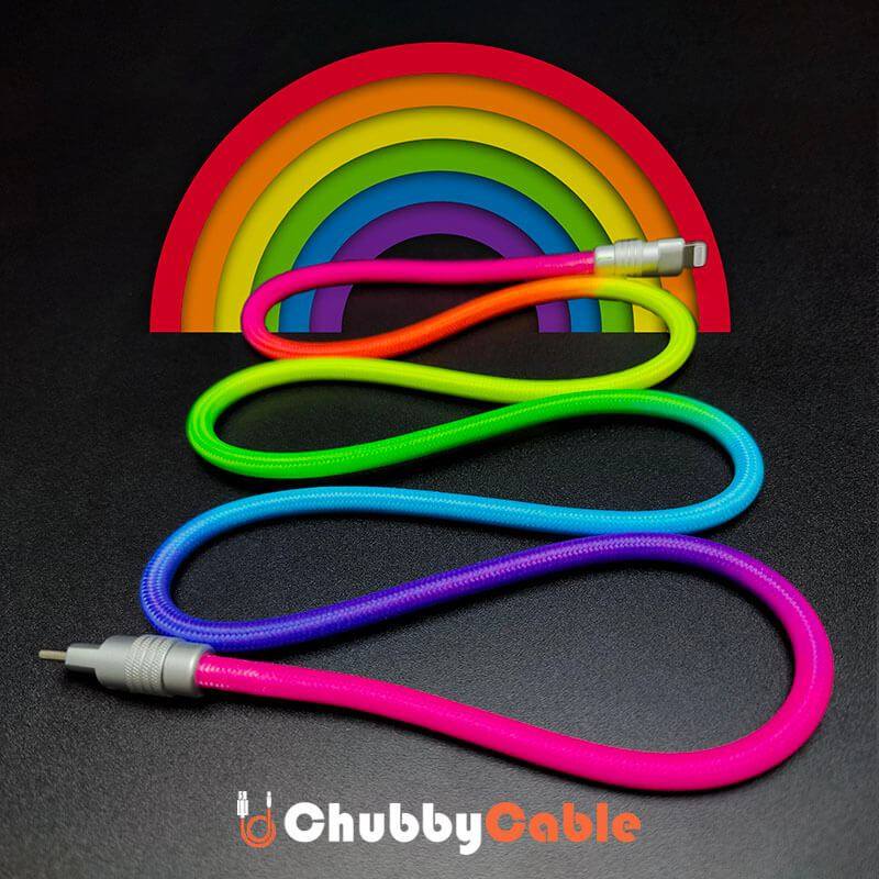 "Rainbow Chubby" Colorful Chubby Cable